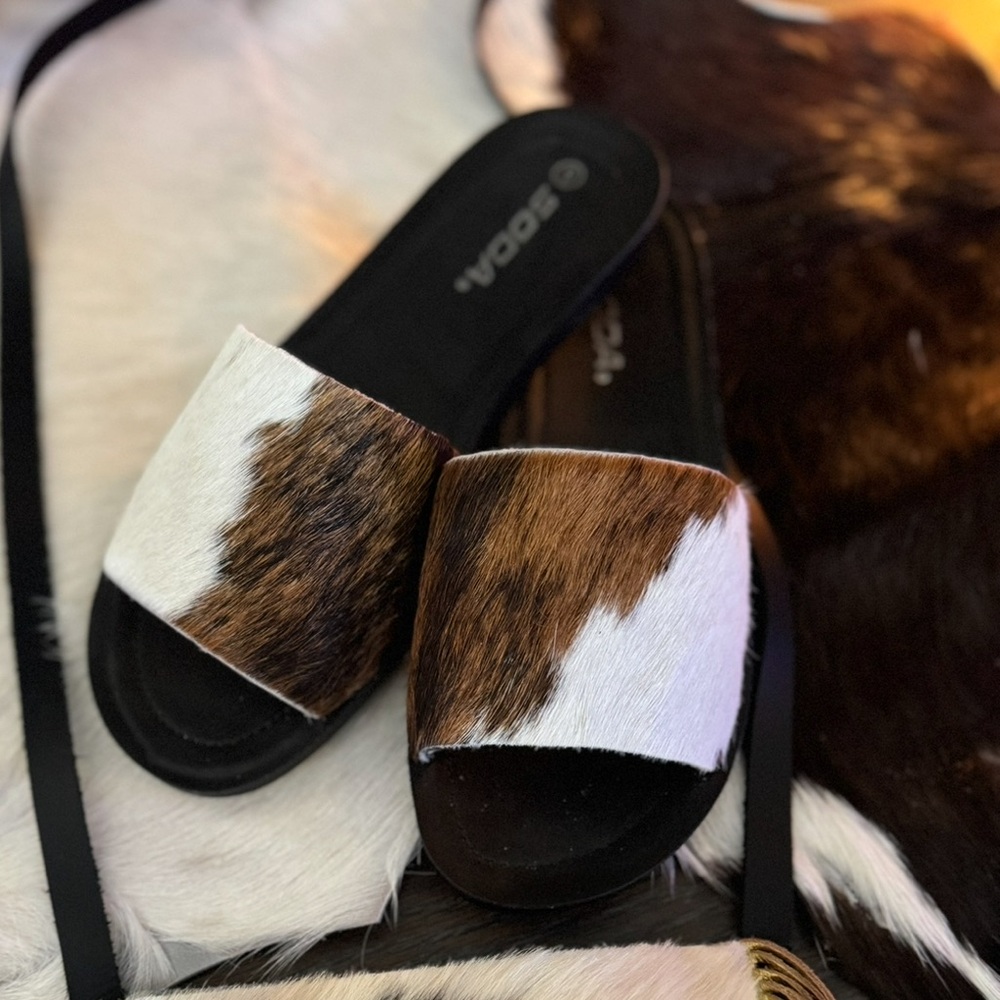 Cowhide Sandals